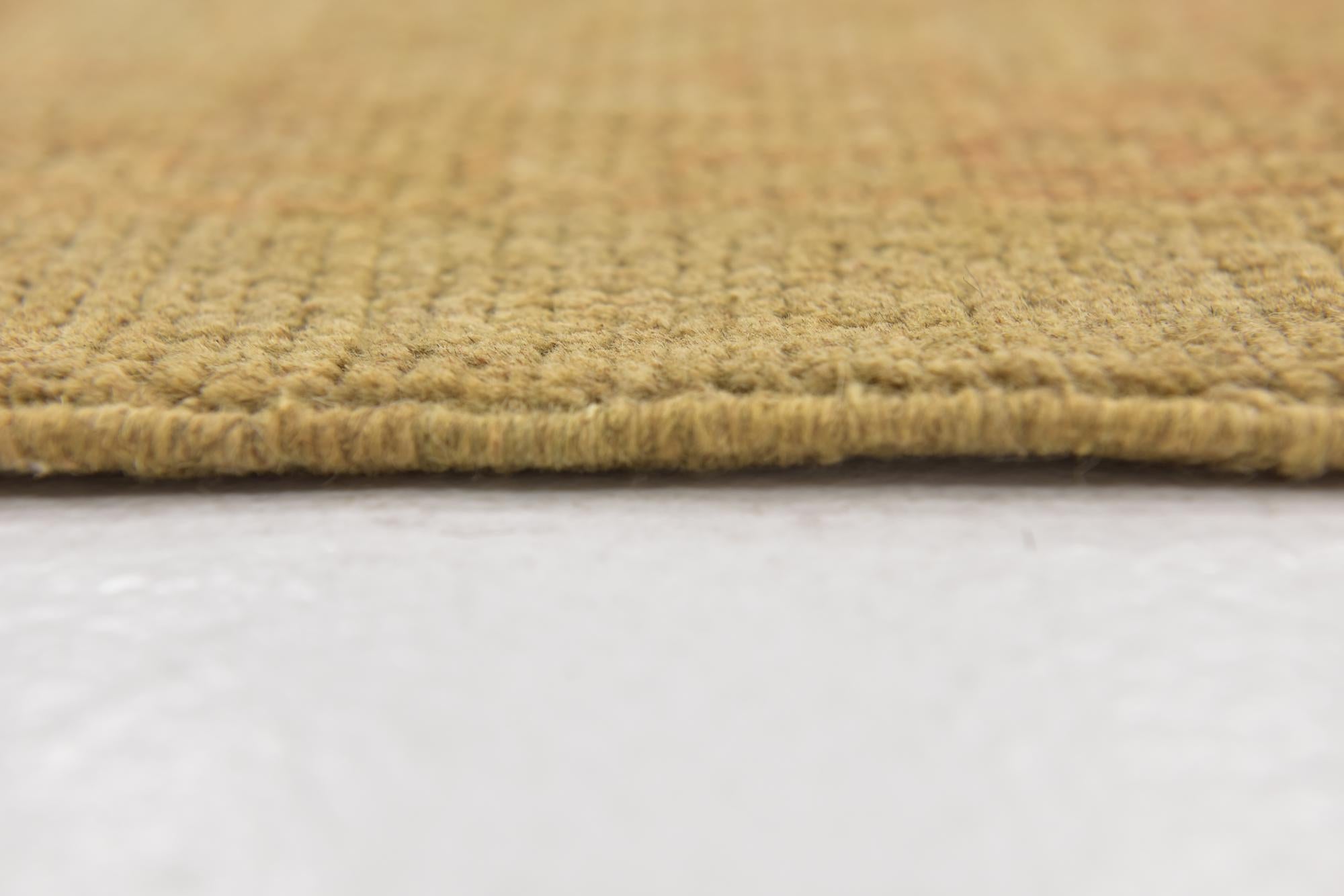 6' 7 x 9' 8 Hand Knotted Oushak Wool Rug