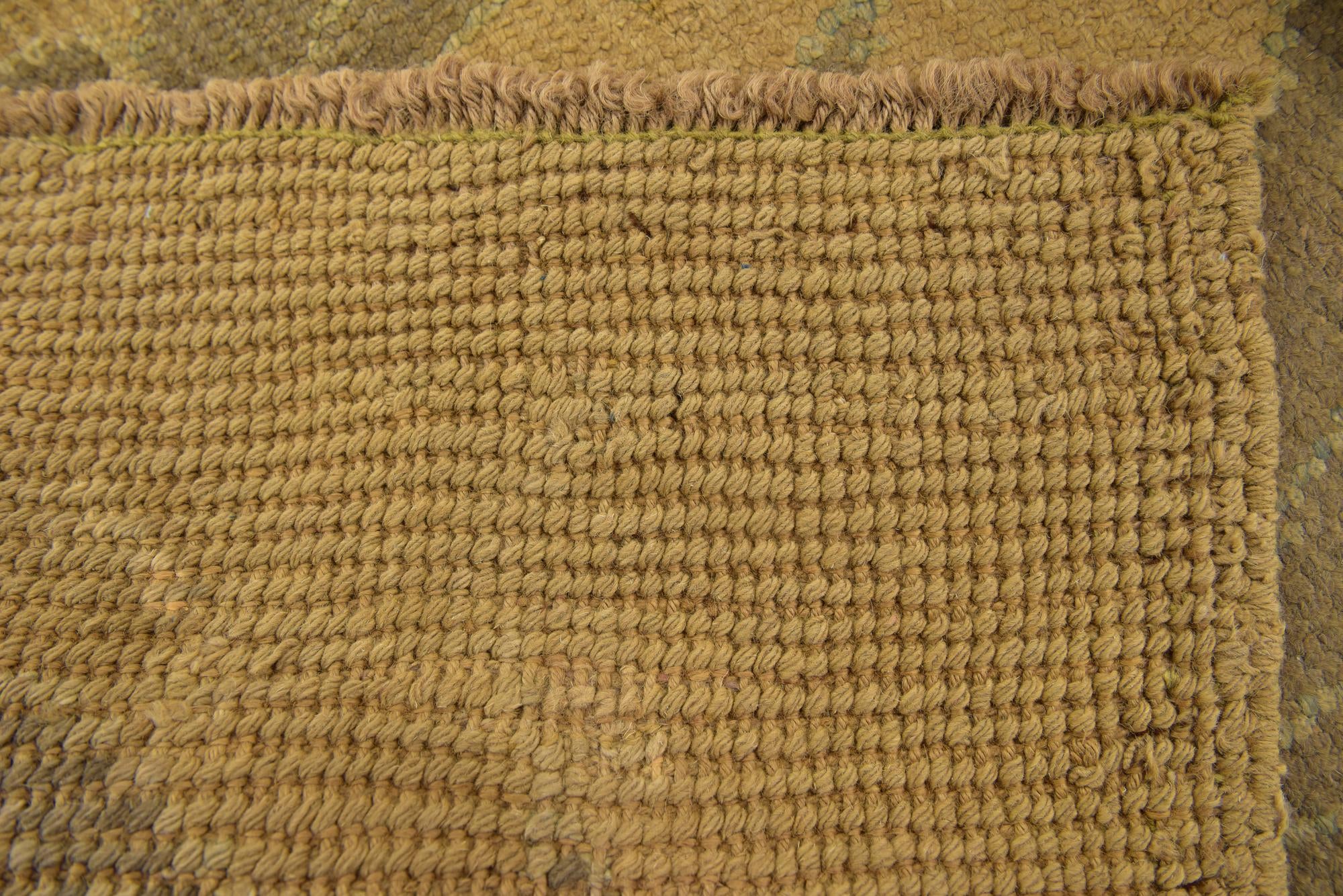 4' 3 x 6' 8 Hand Knotted Oushak Wool Rug