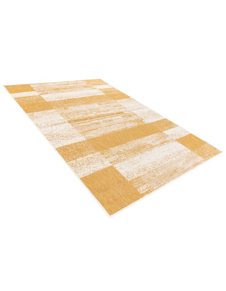 Detail image of 5' 3 x 7' 8  Washable Modern Indoor / Outdoor Rug