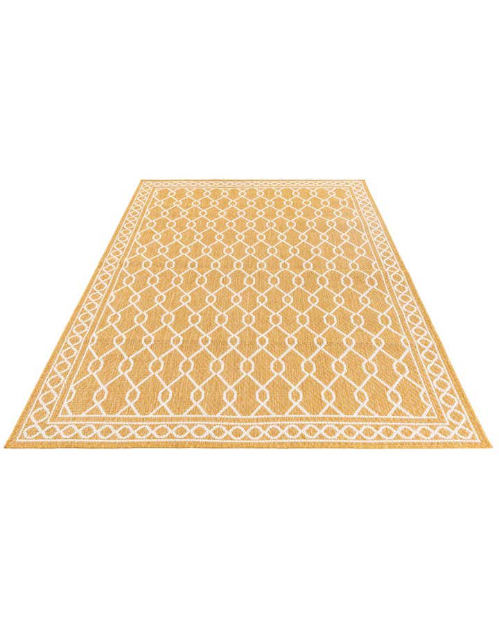 5' 3 x 7' 8 Easy-Clean Modern Indoor / Outdoor Rug