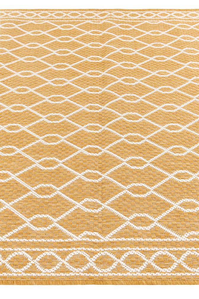 5' 3 x 7' 8 Easy-Clean Modern Indoor / Outdoor Rug