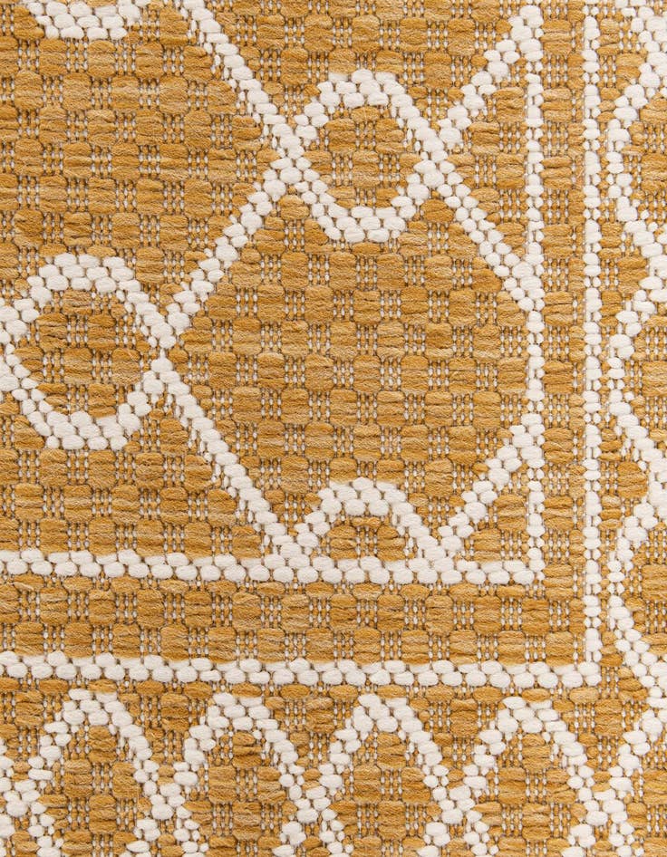 Detail image of 5' 3 x 7' 8  Washable Modern Indoor / Outdoor Rug