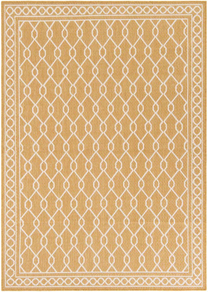 5' 3 x 7' 8 Easy-Clean Modern Indoor / Outdoor Rug