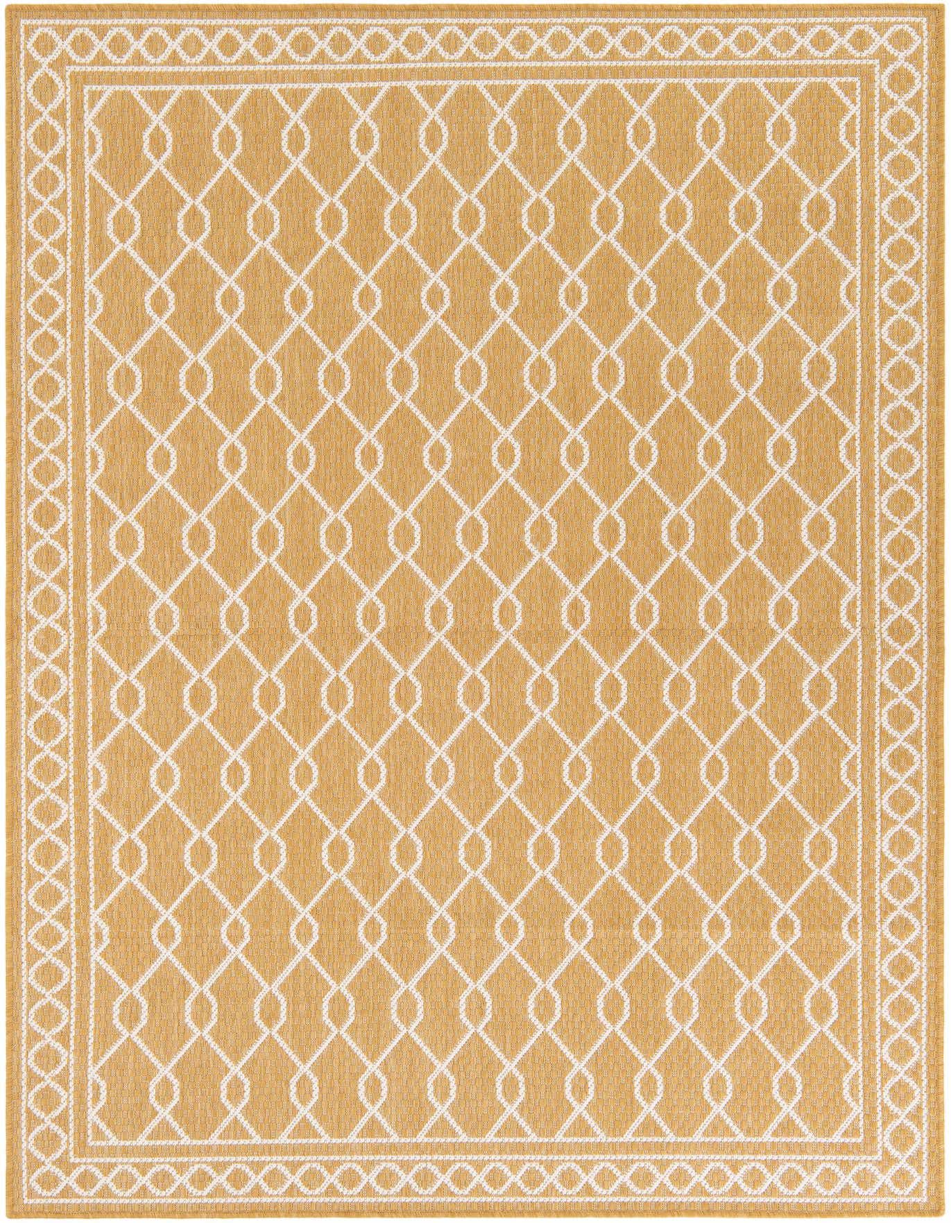 5' 3 x 7' 8 Easy-Clean Modern Indoor / Outdoor Rug
