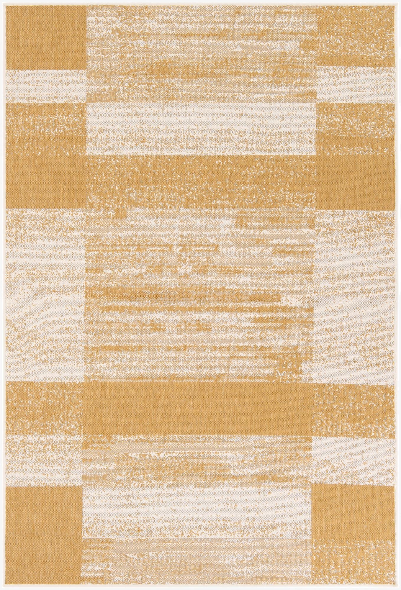 5' 3 x 7' 8  Washable Modern Indoor / Outdoor Rug