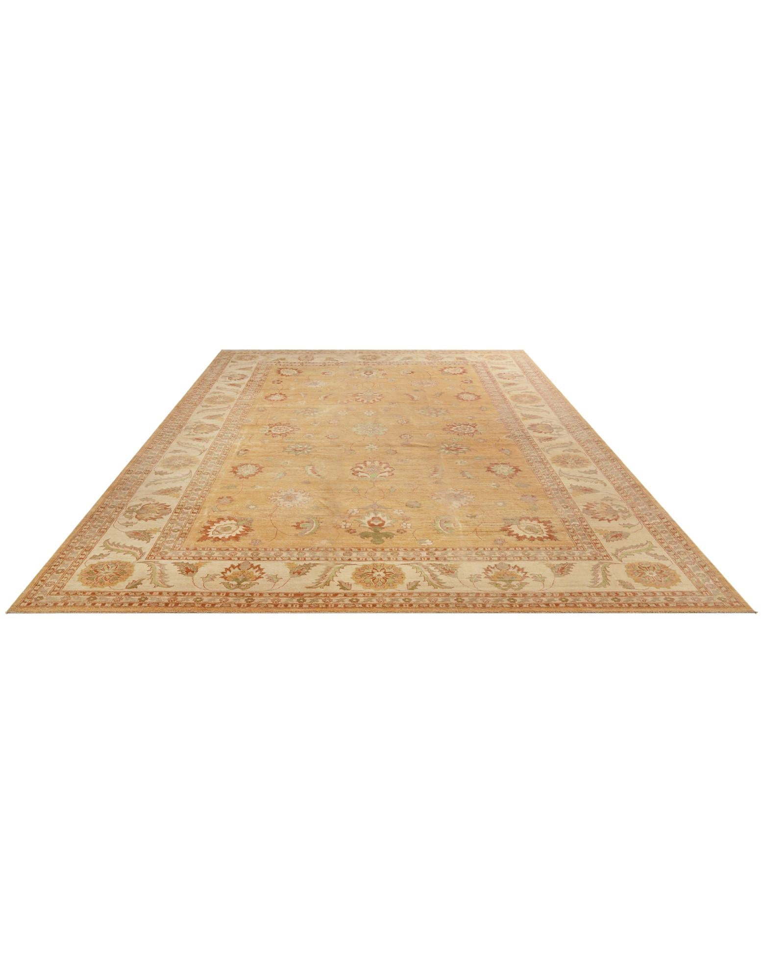 11' 9 x 17' 7 Hand Knotted Peshawar Ziegler Rug