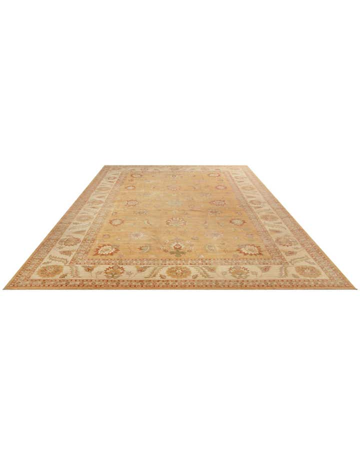 11' 9 x 17' 7 Hand Knotted Peshawar Ziegler Rug