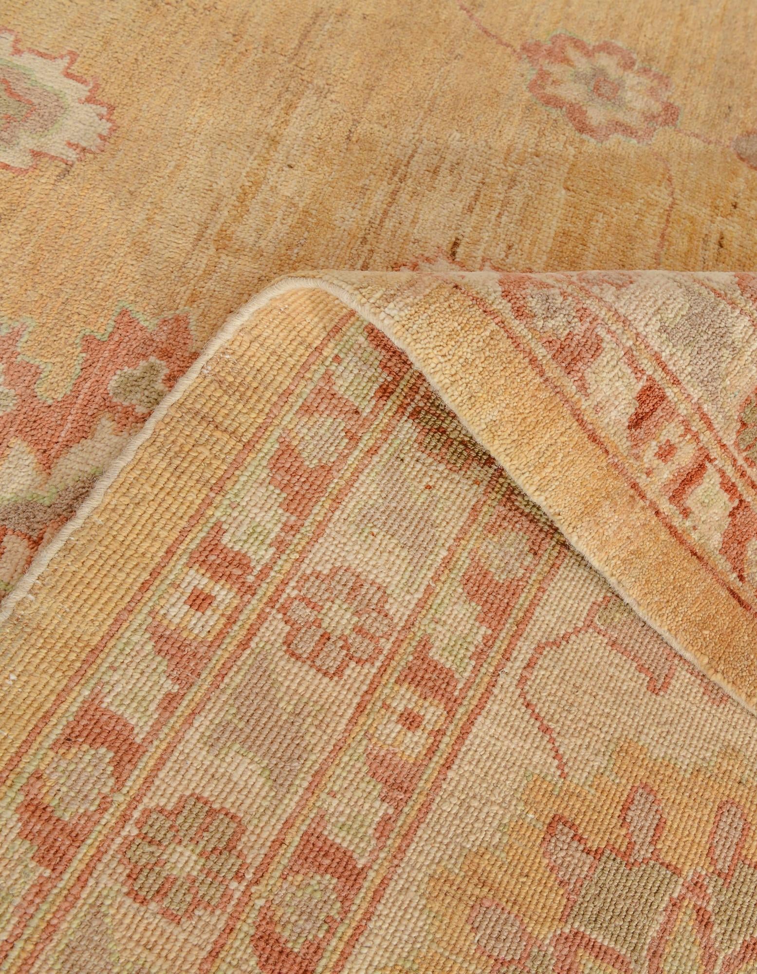 11' 9 x 17' 7 Hand Knotted Peshawar Ziegler Rug