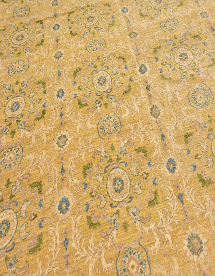 Detail image of 18' x 30' 4 Hand Knotted Peshawar Ziegler Rug