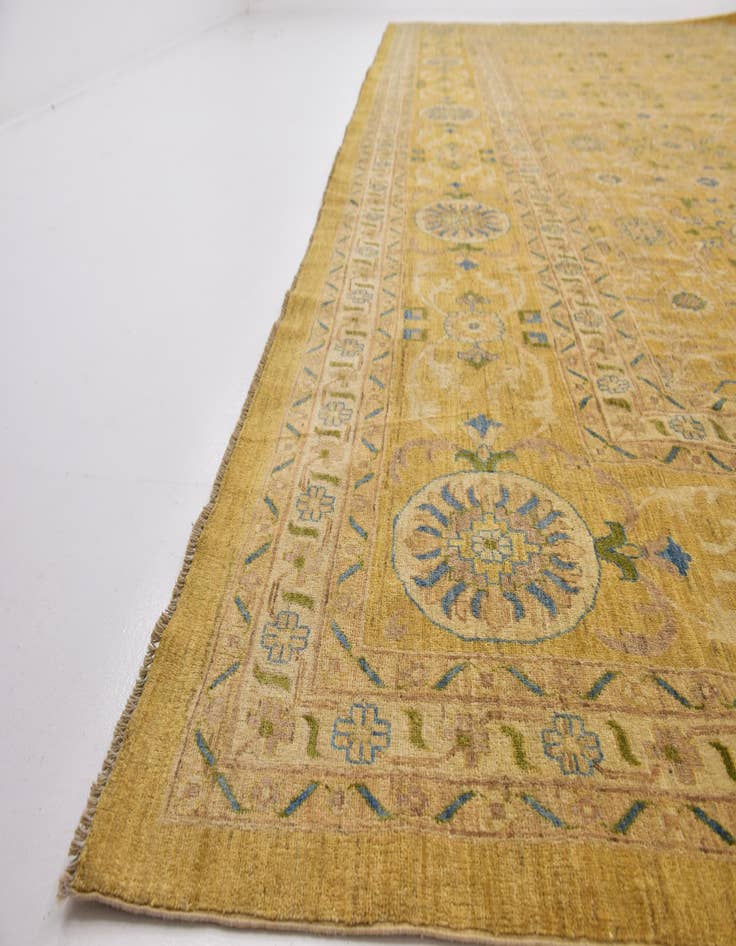 Detail image of 18' x 30' 4 Hand Knotted Peshawar Ziegler Rug