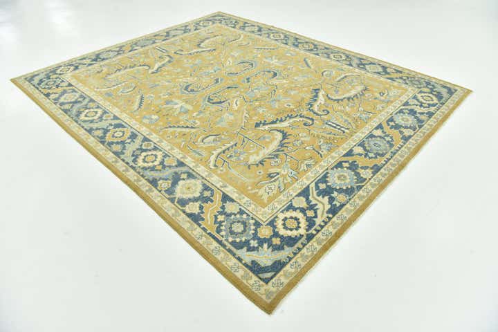 8' 6 x 10' 3 Hand Knotted Peshawar Ziegler Wool Rug