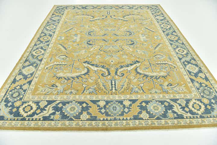 8' 6 x 10' 3 Hand Knotted Peshawar Ziegler Wool Rug