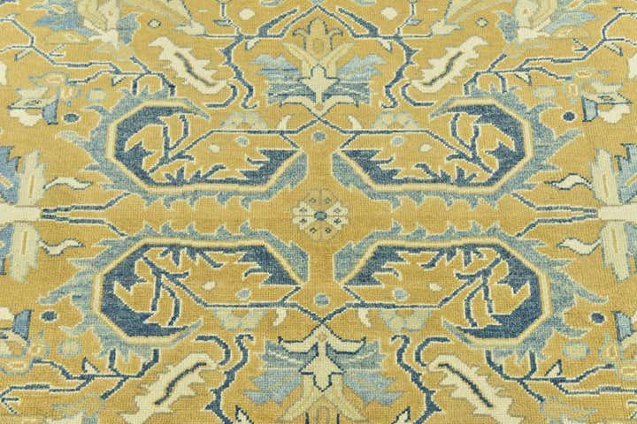 8' 6 x 10' 3 Hand Knotted Peshawar Ziegler Wool Rug