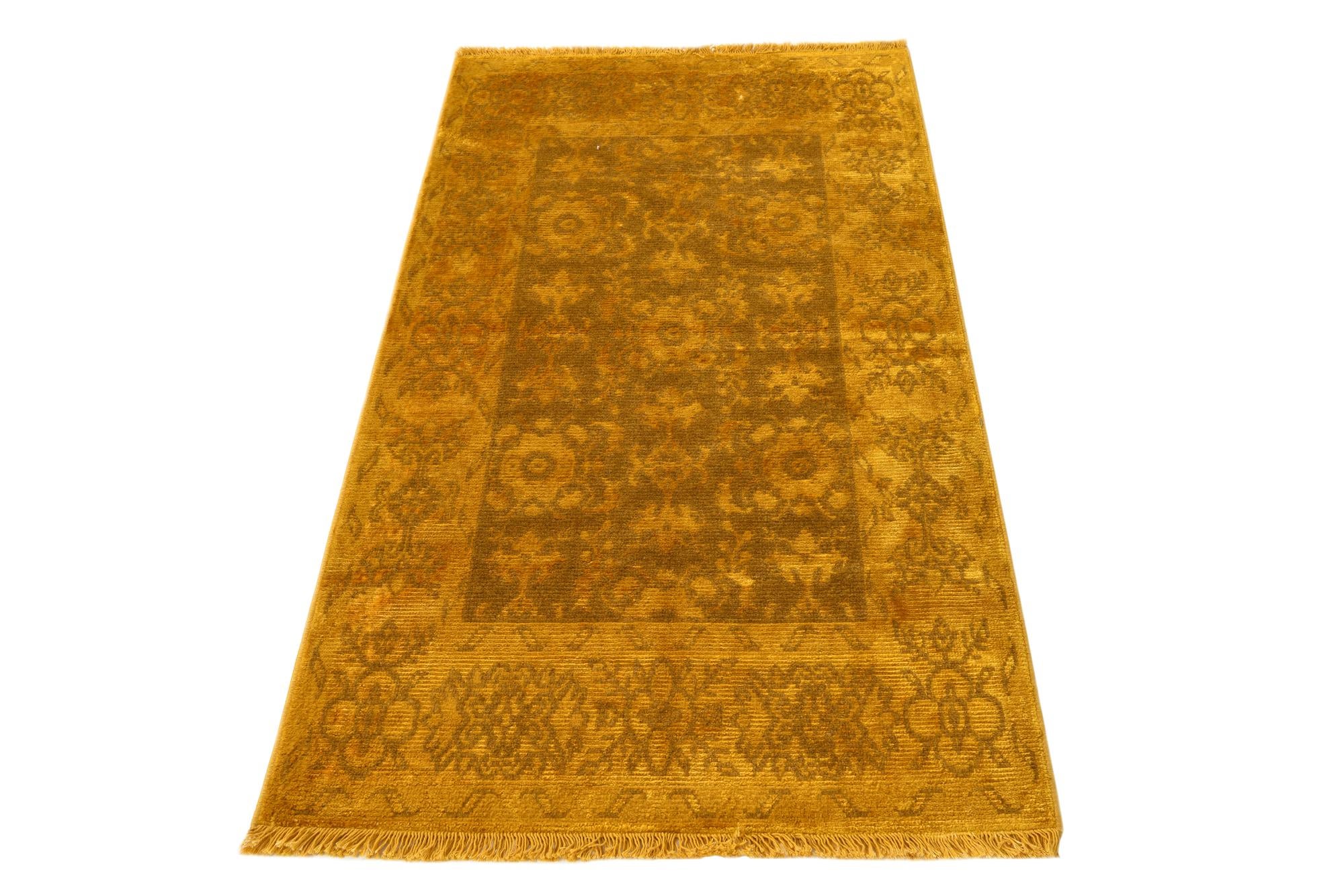 2' 8 x 5' Hand Knotted Peshawar Ziegler Rug