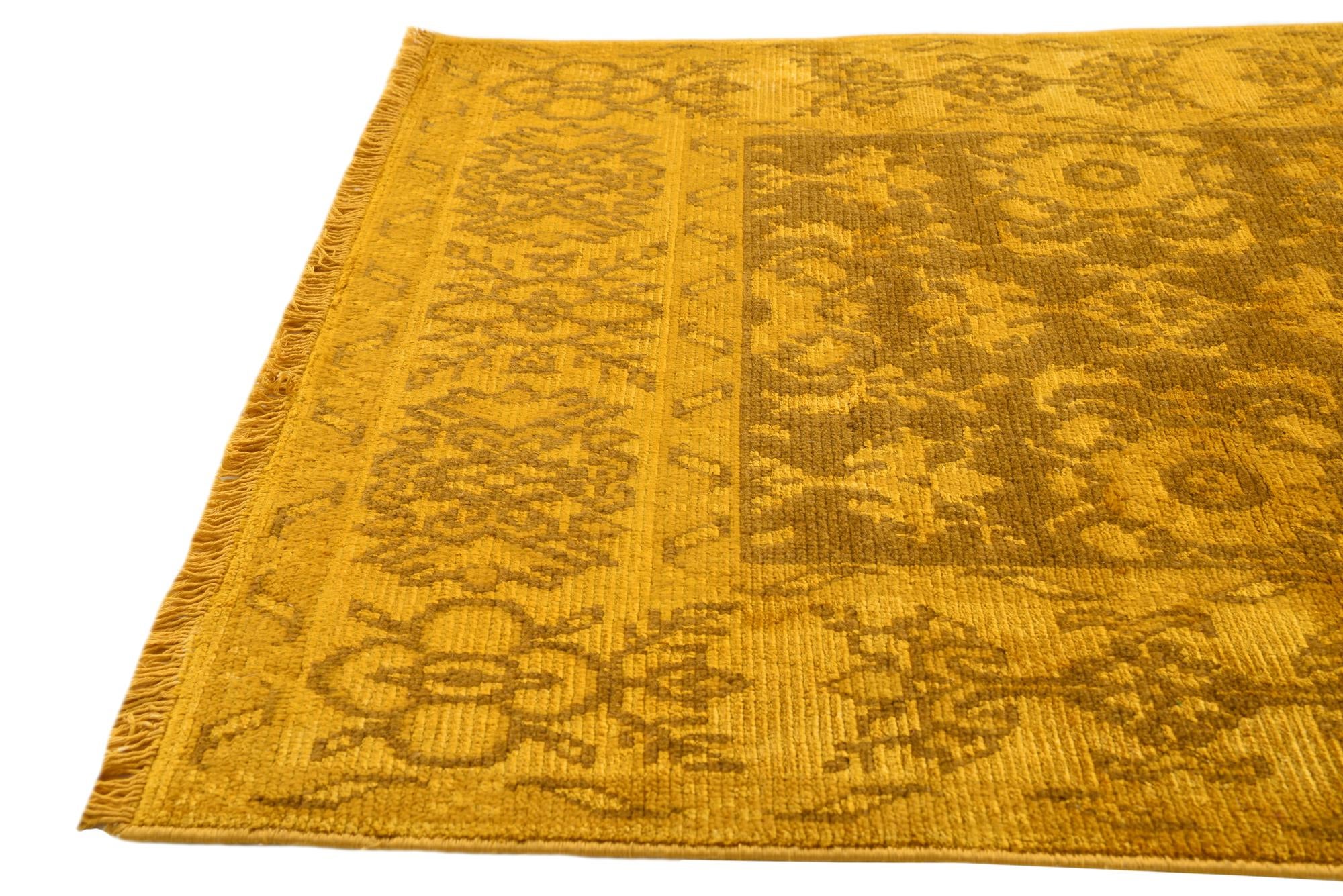 2' 8 x 5' Hand Knotted Peshawar Ziegler Rug