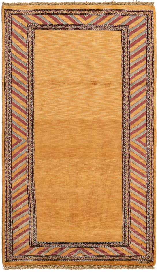 Detail image of 3' 1 x 5' 1 Hand Knotted Peshawar Ziegler Rug