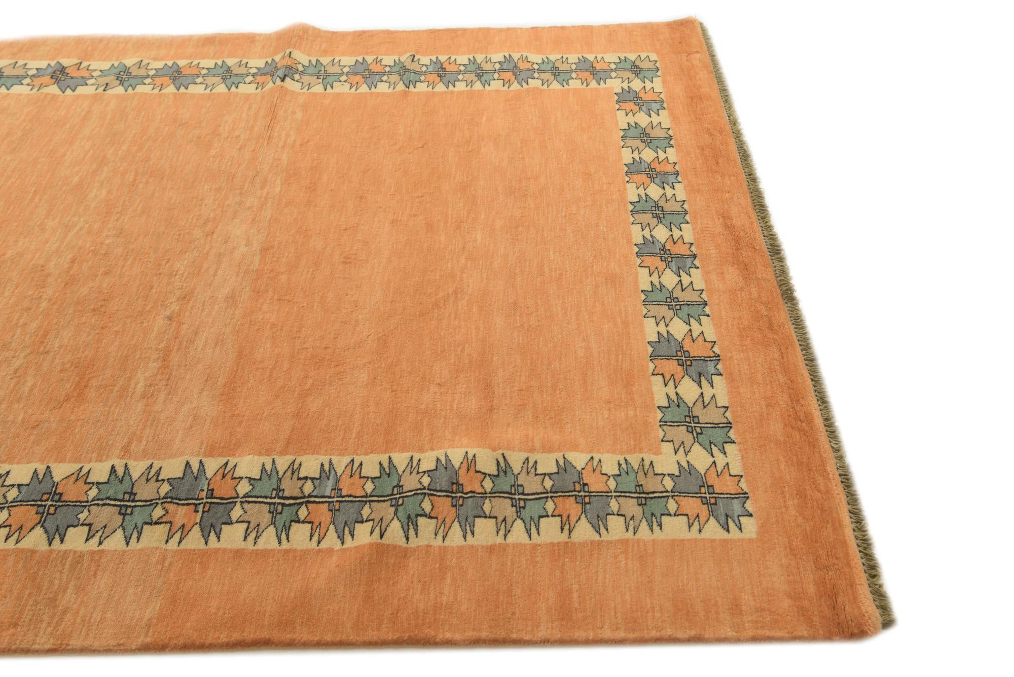 5' 9 x 8' Hand Knotted Peshawar Ziegler Rug