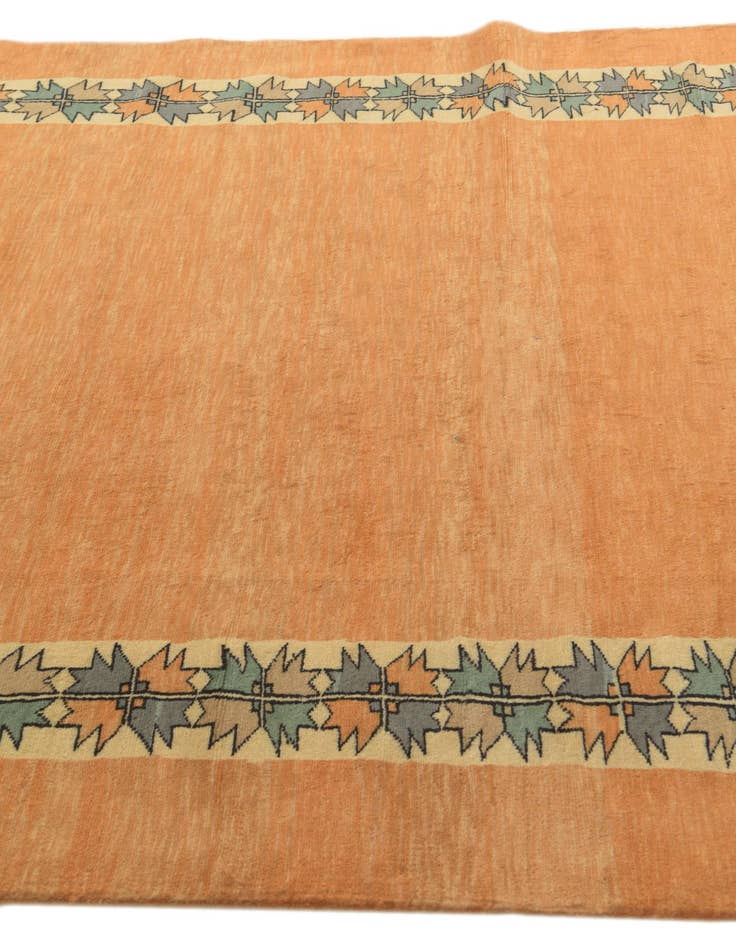 Detail image of 5' 9 x 8'  Hand Knotted Peshawar Ziegler Rug