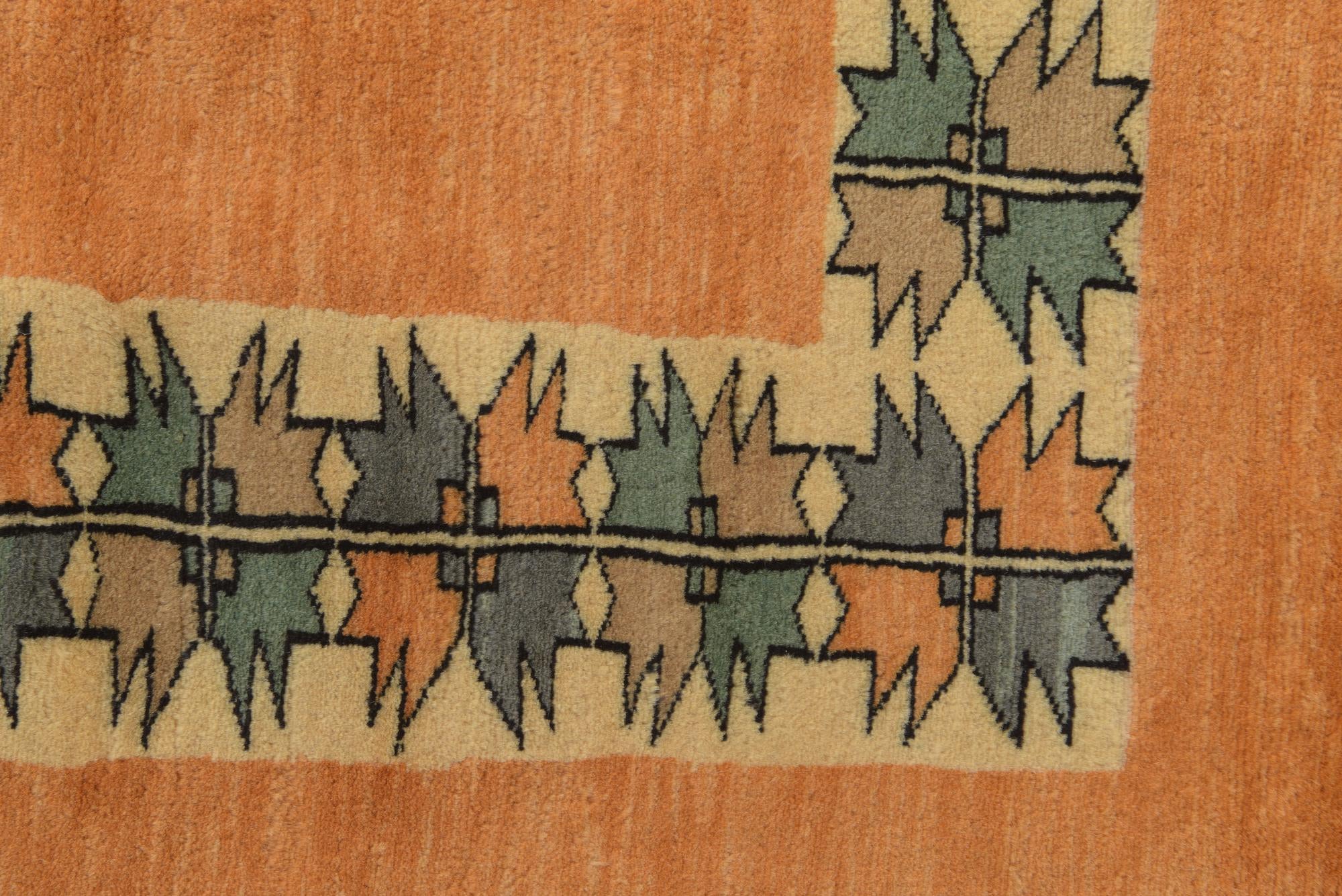 5' 9 x 8' Hand Knotted Peshawar Ziegler Rug