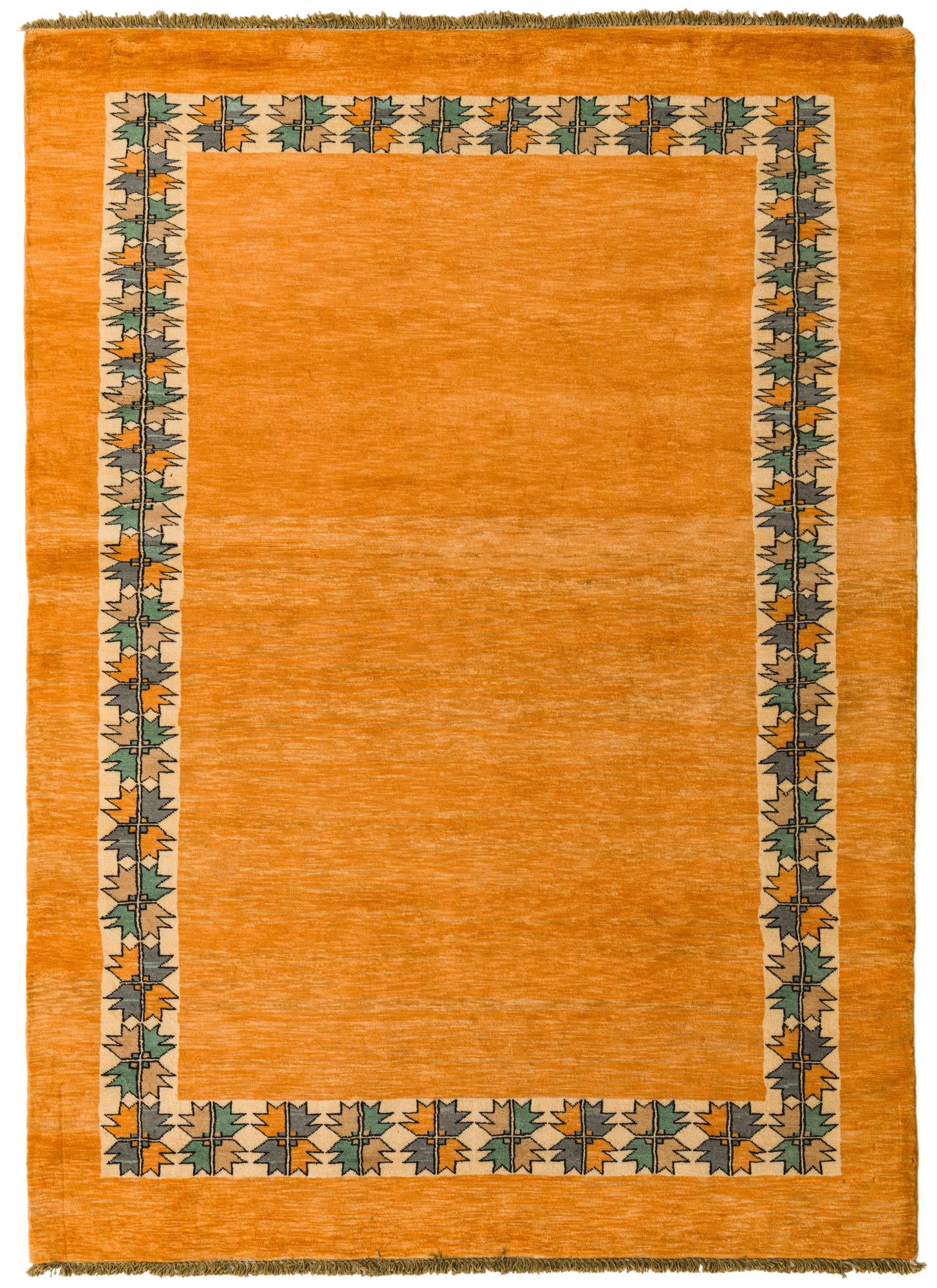 5' 9 x 8' Hand Knotted Peshawar Ziegler Rug