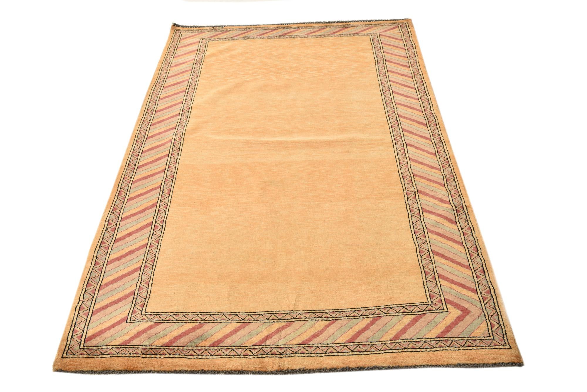 4' 2 x 6' 5 Hand Knotted Peshawar Ziegler Rug