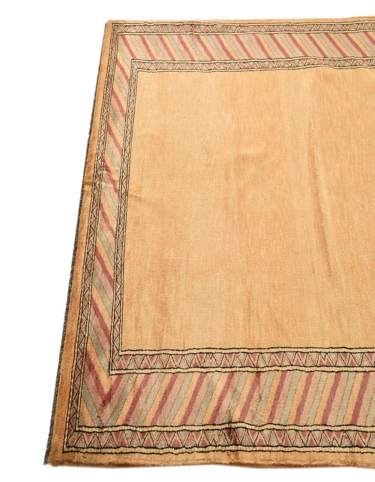 Detail image of 4' 2 x 6' 5  Hand Knotted Peshawar Ziegler Rug