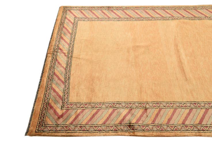 Detail image of 4' 2 x 6' 5 Hand Knotted Peshawar Ziegler Rug