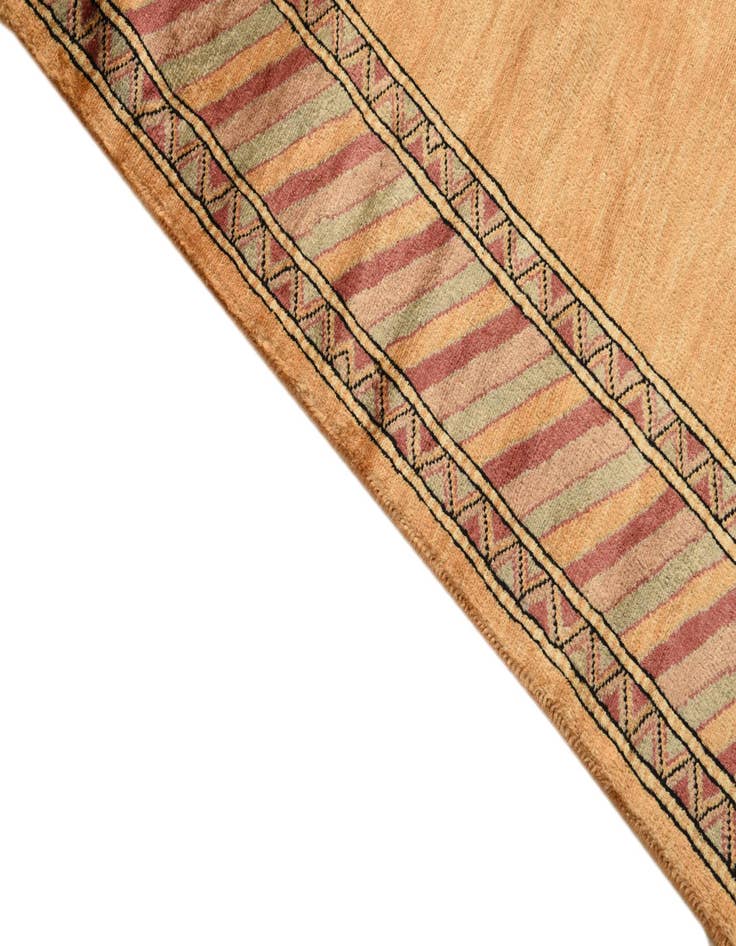 Detail image of 4' 2 x 6' 5 Hand Knotted Peshawar Ziegler Rug