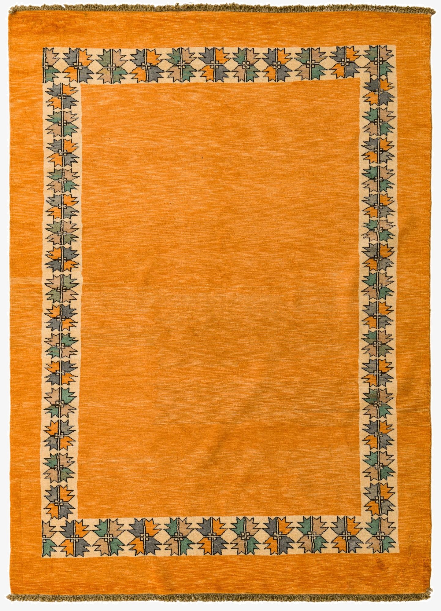 5' 8 x 7' 9  Hand Knotted Peshawar Ziegler Rug