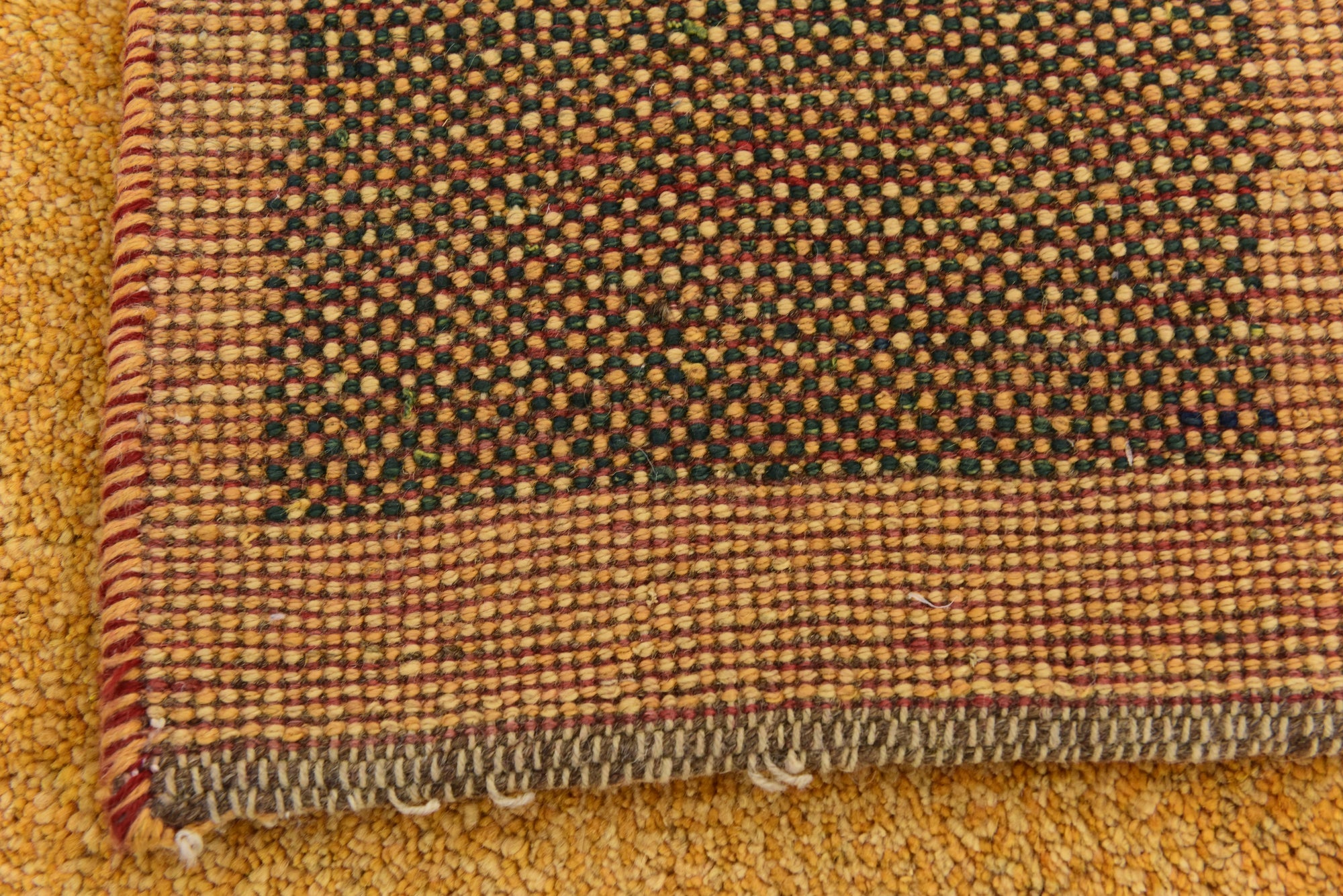 4' x 6' 3 Hand Knotted Shiraz-Gabbeh Persian Wool Rug