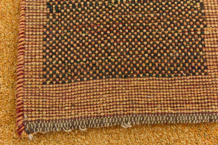 4' x 6' 3 Hand Knotted Shiraz-Gabbeh Persian Wool Rug