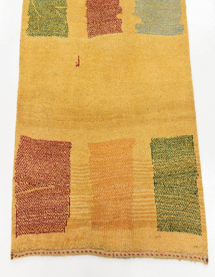 Detail image of 4' x 6' 3 Hand Knotted Shiraz-Gabbeh Persian Wool Rug