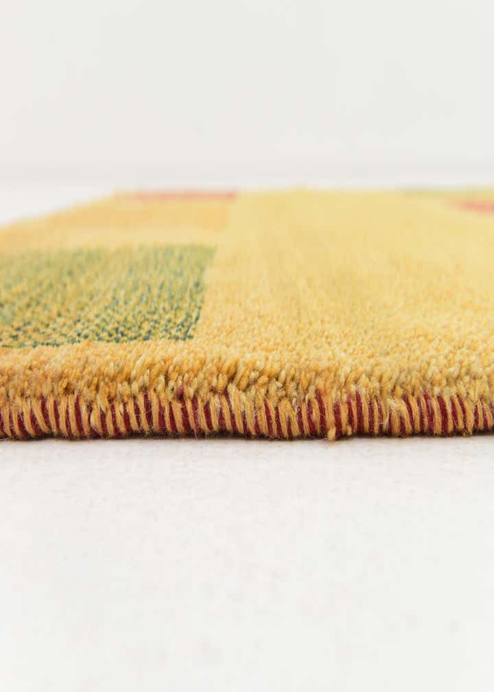 4' x 6' 3 Hand Knotted Shiraz-Gabbeh Persian Wool Rug