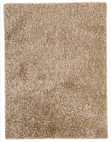 5' x 6' 8 Hand Knotted Solid Shag Oriental Rug