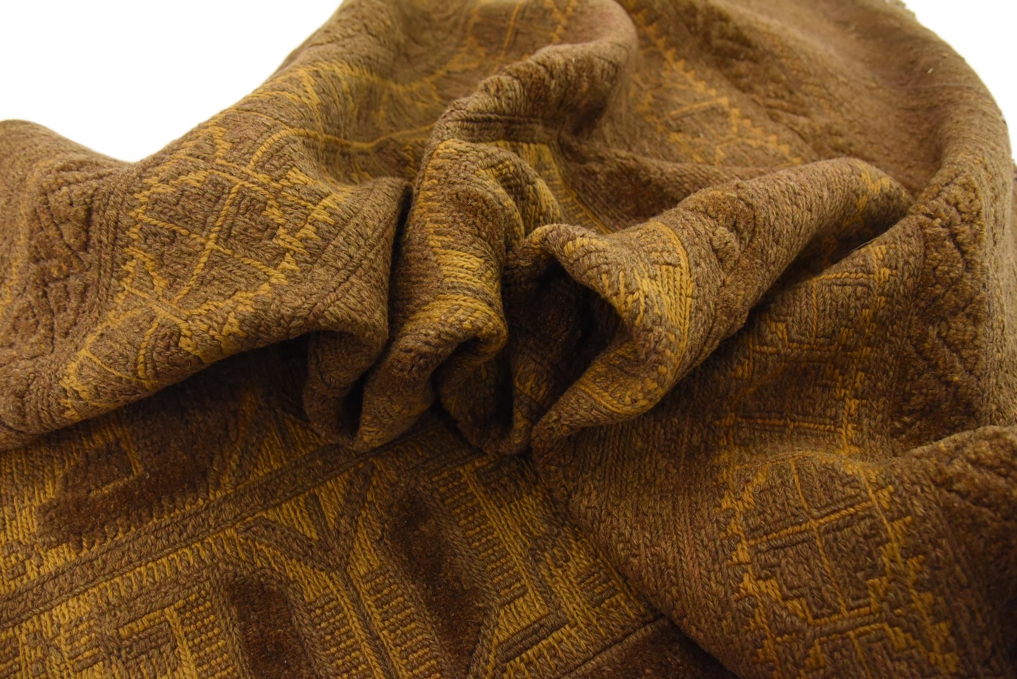 6' 4 x 8' 3 Hand Woven Sumak Wool Rug