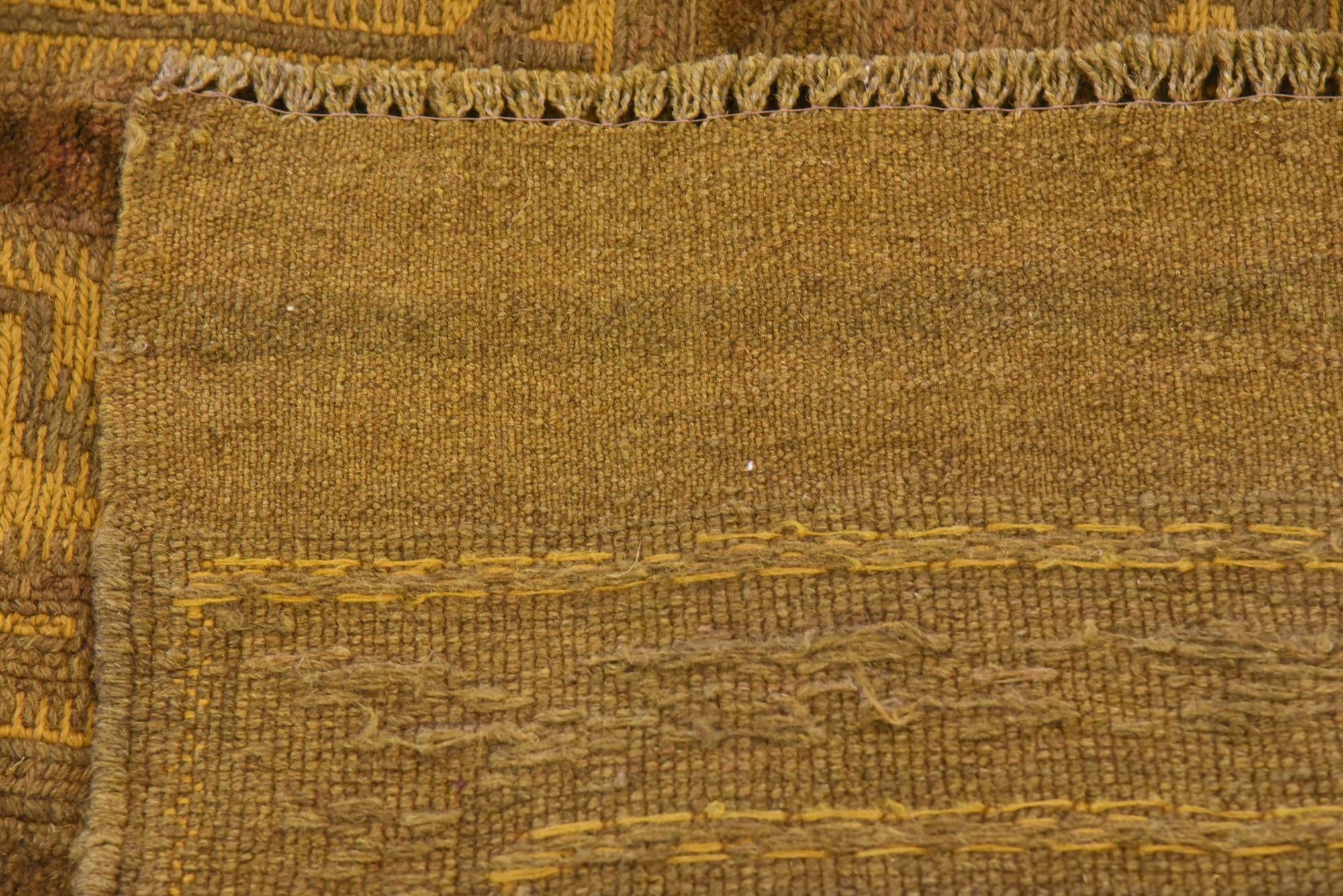6' 4 x 8' 3 Hand Woven Sumak Wool Rug