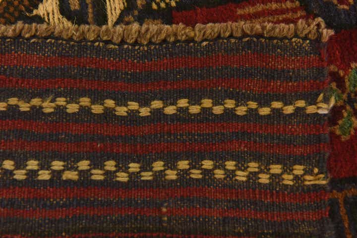 2' 9 x 4' 11 Hand Knotted Sumak Wool Rug