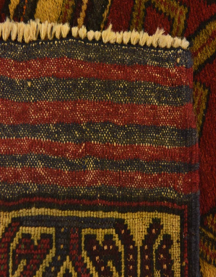 Detail image of 2' 10 x 5' Hand Knotted Sumak Wool Rug