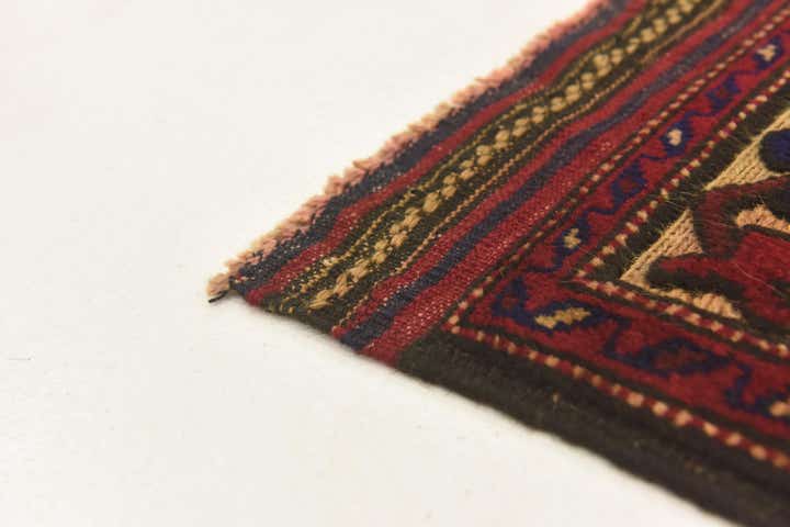2' 11 x 4' 9 Hand Knotted Sumak Wool Rug