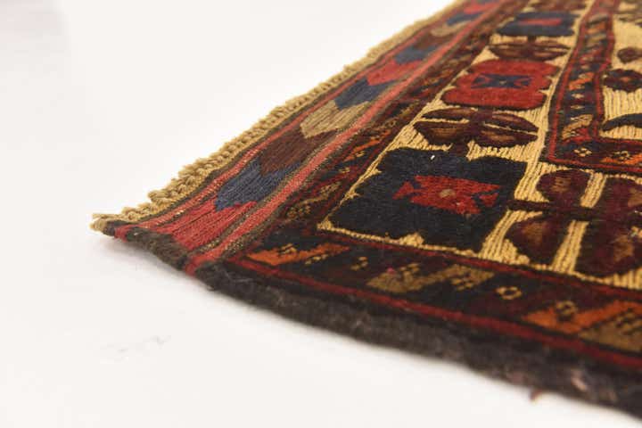 4' 6 x 5' 9 Hand Knotted Sumak Wool Rug