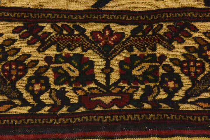 4' 2 x 6' 8 Hand Knotted Sumak Wool Rug