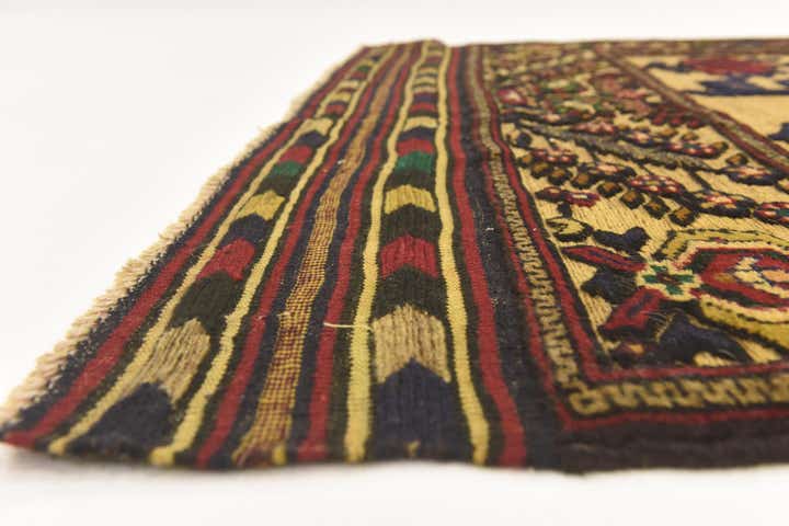 4' 2 x 6' 8 Hand Knotted Sumak Wool Rug