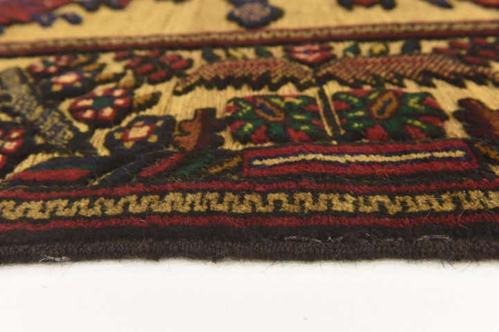4' 2 x 6' 8 Hand Knotted Sumak Wool Rug