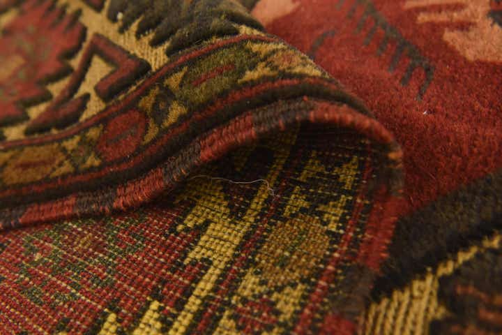 4' 3 x 6' 2 Hand Knotted Sumak Wool Rug