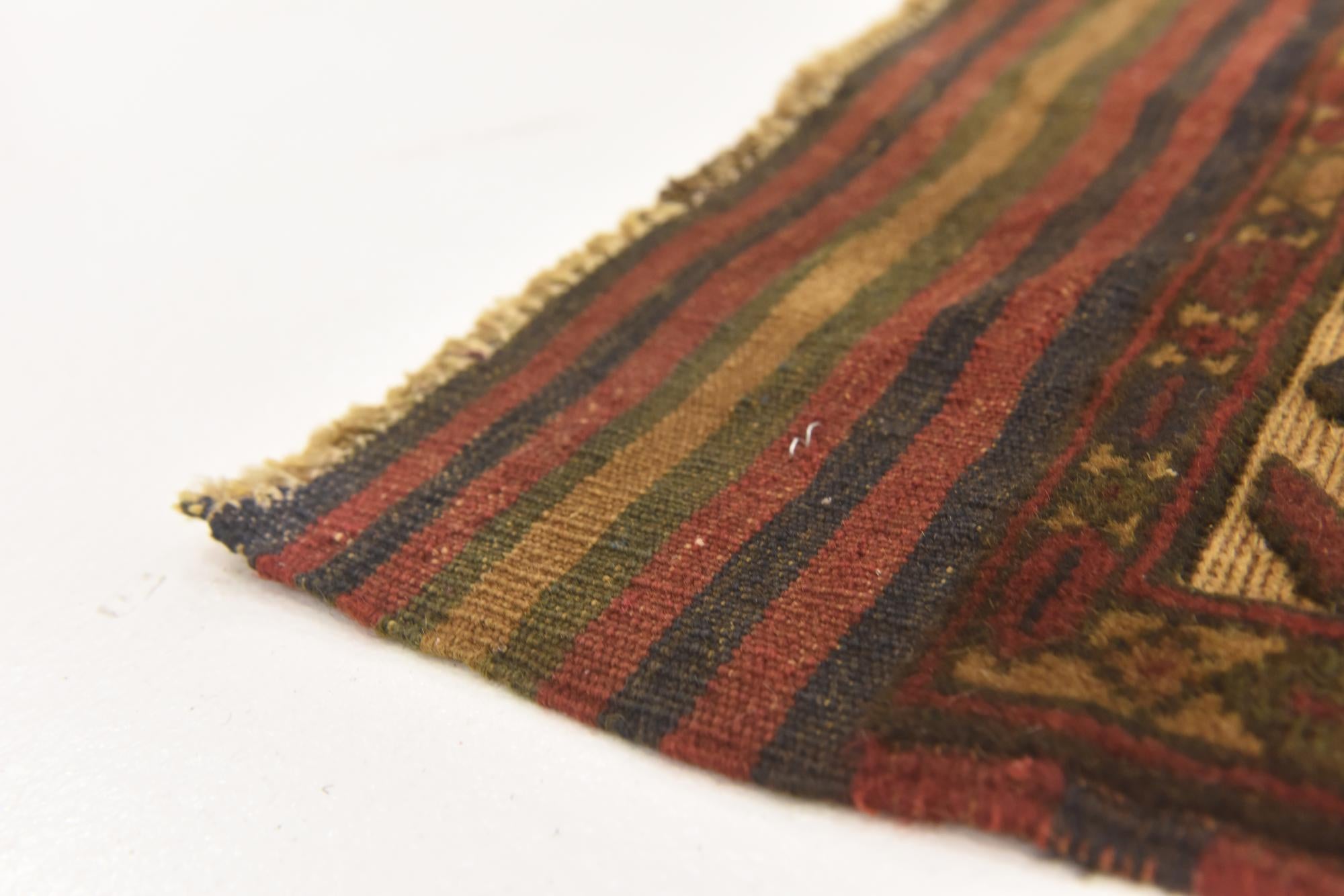 4' 3 x 6' 2 Hand Knotted Sumak Wool Rug