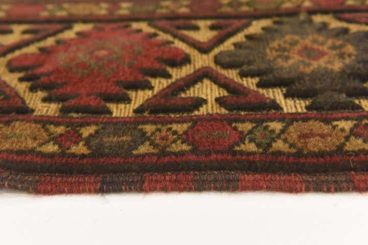 4' 3 x 6' 2 Hand Knotted Sumak Wool Rug