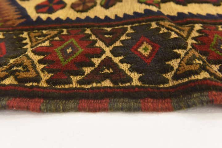 4' 1 x 6' 4 Hand Knotted Sumak Wool Rug