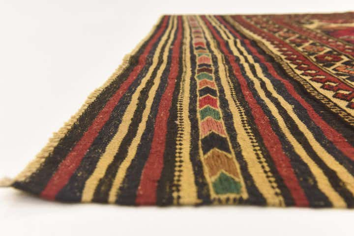 130cm x 195cm Handgeknüpft Sumak Wolle Teppich