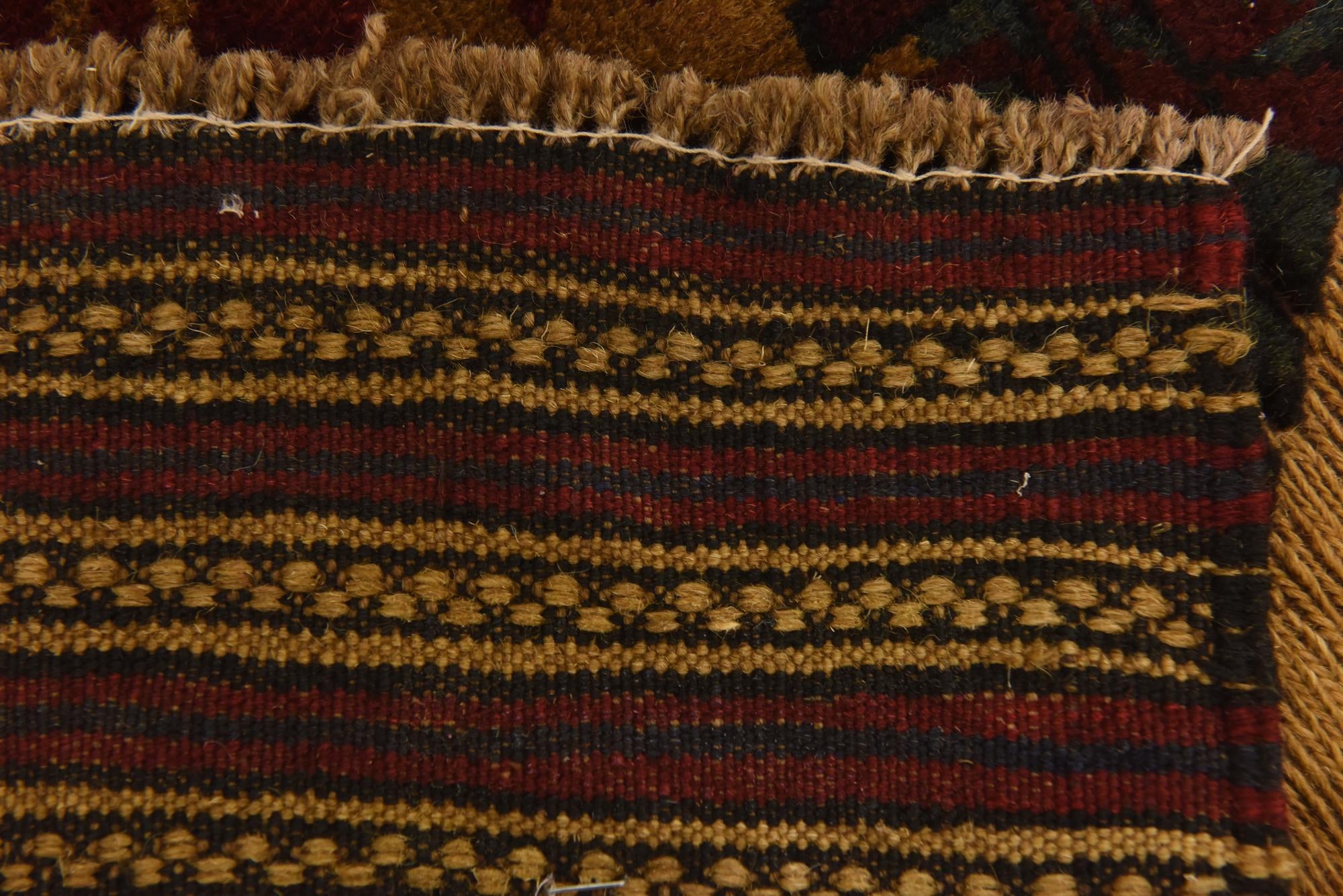 4' 3 x 6' 2 Hand Knotted Sumak Wool Rug