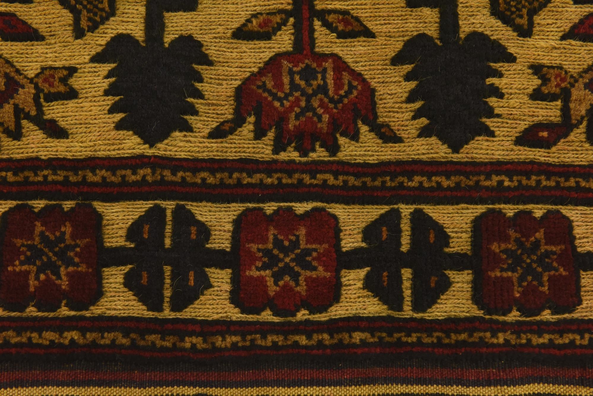 3' x 4' 5 Hand Knotted Sumak Wool Rug